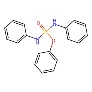Diphenyl-1-pyrenylphosphine structure