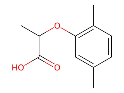 2-(2,5-Dimethylphenoxy)propanoic acid structure