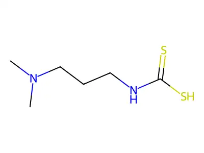 Carbamic acid, 3-dimethylaminopropyldithio- structure