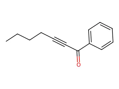 1-Phenylhept-2-yn-1-one structure