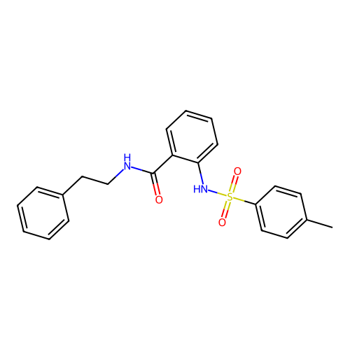 N-Phenethyl-2-(toluene-4-sulfonylamino)-benzamide structure