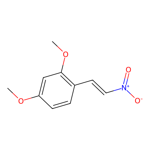 Benzene, 2,4-dimethoxy-1-(2-nitroethenyl)- structure