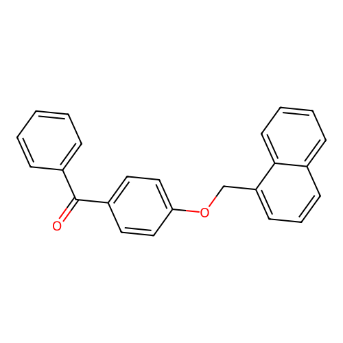 Methanone, [4-(1-naphthalenylmethoxy)phenyl]phenyl- structure