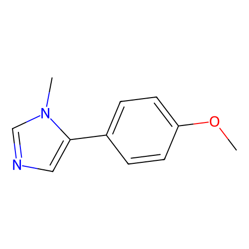 5-(4-Methoxyphenyl)-1-methylimidazole structure