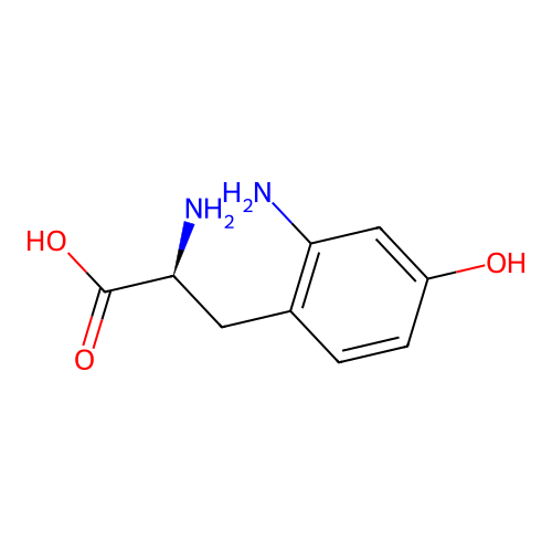 2-Amino-L-tyrosine structure