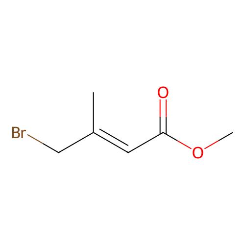 Methyl 4-bromo-3-methylbut-2-enoate structure