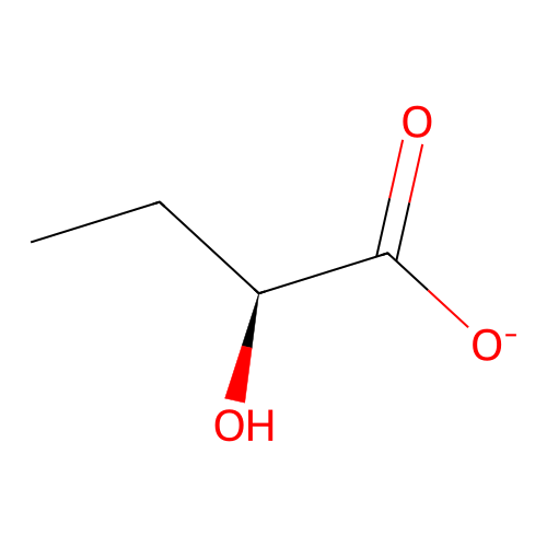 (S)-2-hydroxybutyrate structure