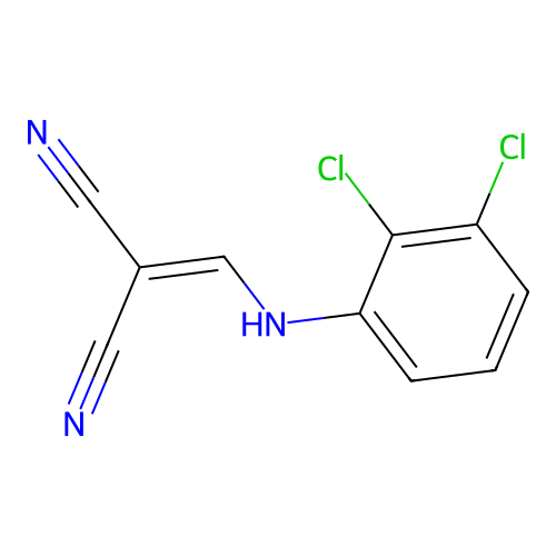 2-[(2,3-Dichloroanilino)methylene]malononitrile structure