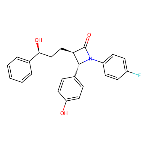 Desfluoro Ezetimibe, (3'S,3R,4S)- structure