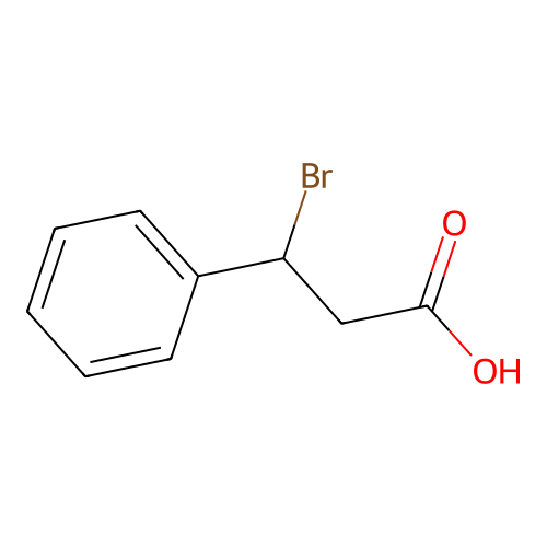 beta-Bromobenzenepropanoic acid structure