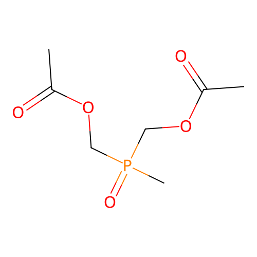 (Methylphosphoryl)bis(methylene) diacetate structure