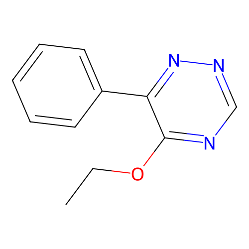5-Ethoxy-6-phenyl-1,2,4-triazine structure