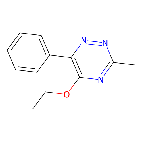 5-Ethoxy-3-methyl-6-phenyl-1,2,4-triazine structure