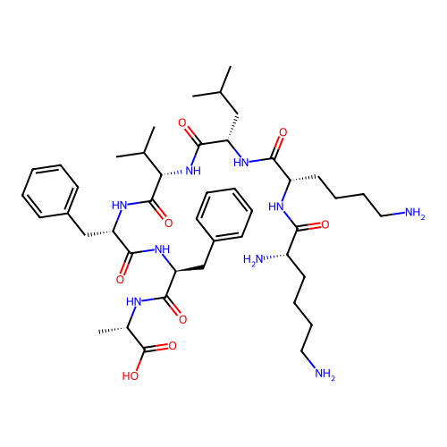 (Lys15)-Amyloid b-Protein (15-21) structure