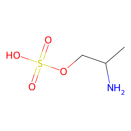 2-Aminopropyl hydrogen sulfate structure