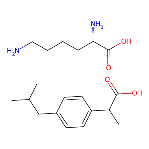 Ibuprofen Lysine structure