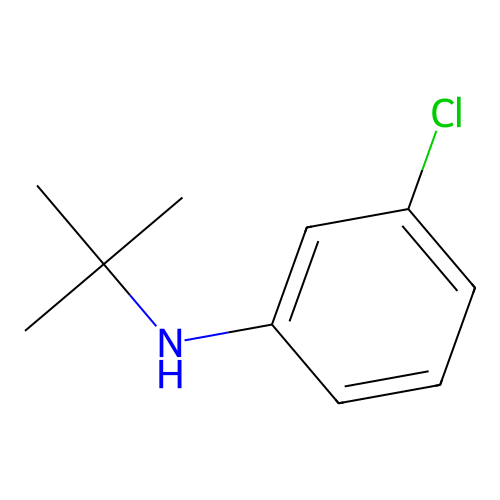 Aniline, N-tert-butyl-3-chloro- structure