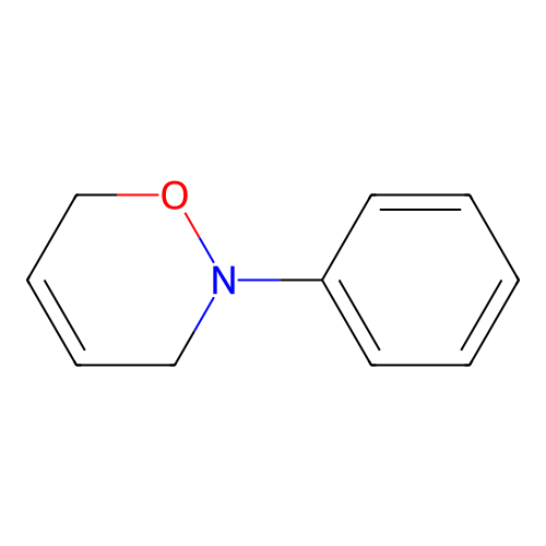 2-Phenyl-3,6-dihydro-2h-1,2-oxazine structure