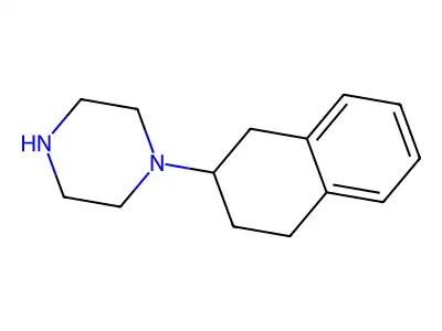 1-(1,2,3,4-Tetrahydronaphthalen-2-yl)piperazine structure
