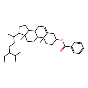 (3beta)-Stigmast-5-en-3-yl benzoate structure