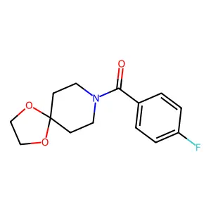 8-(4-Fluorobenzoyl)-1,4-dioxa-8-azaspiro[4.5]decane structure