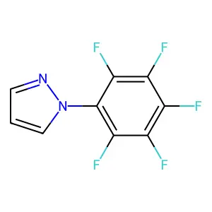 1-Pentafluorophenyl-1,2-diazole structure