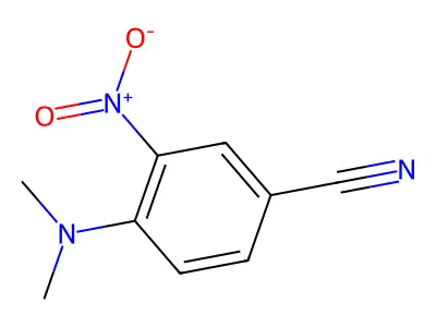 4-Dimethylamino-3-nitrobenzonitrile structure
