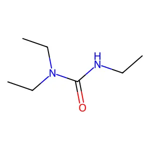 Urea, 1,1,3-triethyl- structure