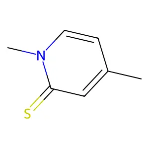 1,4-Dimethyl-2(1H)-pyridinethione structure