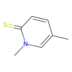 1,5-Dimethyl-2(1H)-pyridinethione structure