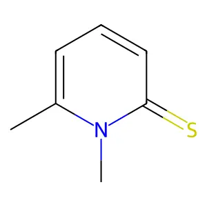 1,6-Dimethylpyridine-2-thione structure