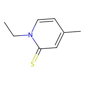 2(1H)-Pyridinethione, 1-ethyl-4-methyl- structure