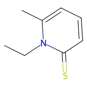 2(1H)-Pyridinethione, 1-ethyl-6-methyl- structure