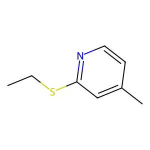4-Picoline, 2-(ethylthio)- structure