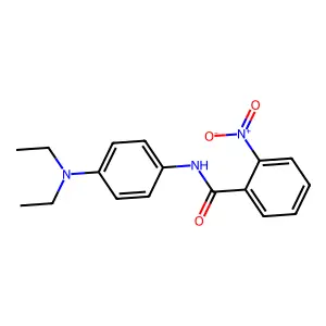 N-[4-(diethylamino)phenyl]-2-nitrobenzamide structure