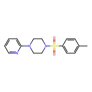 1-[(4-Methylphenyl)sulfonyl]-4-(2-pyridinyl)piperazine structure