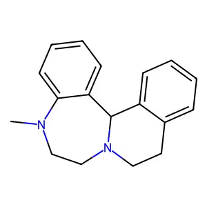 Isoquino(2,1-d)(1,4)benzodiazepine, 5,6,7,9,10,14b-hexahydro-5-methyl- structure