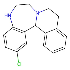 Isoquino(2,1-d)(1,4)benzodiazepine, 5,6,7,9,10,14b-hexahydro-2-chloro- structure