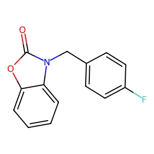 Benzoxazol-2(3H)-one, N-(4-fluorobenzyl)- structure