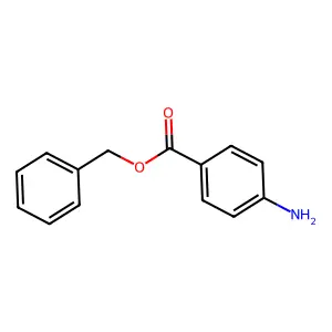 Benzyl p-aminobenzoate structure
