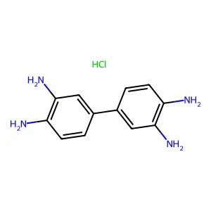 (1,1'-Biphenyl)-3,3',4,4'-tetramine hydrochloride structure