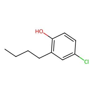 2-Butyl-4-chlorophenol structure