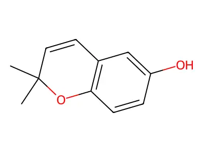 2H-1-Benzopyran-6-ol, 2,2-dimethyl- structure