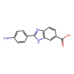 2-(4-Aminophenyl)-1h-benzimidazole-5-carboxylic acid structure