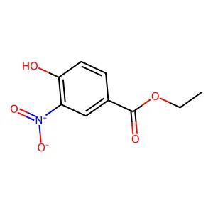 4-羟基-3-硝基苯甲酸乙酯 structure