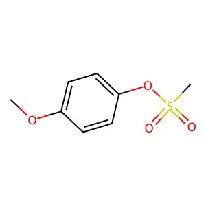 4-Methoxyphenyl mesylate structure