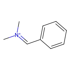 N-Methyl-N-(phenylmethylene)methanaminium structure
