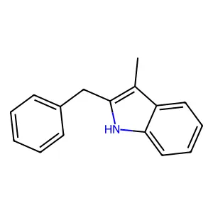 2-benzyl-3-methyl-1H-indole structure