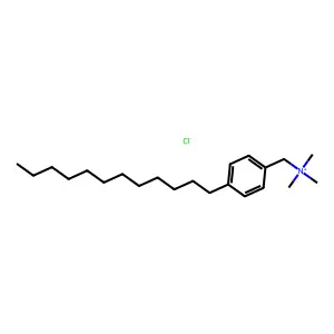 P-Laurylbenzyltrimethylammonium chloride structure