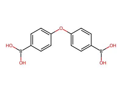 [4-(4-boronophenoxy)phenyl]boronic Acid structure